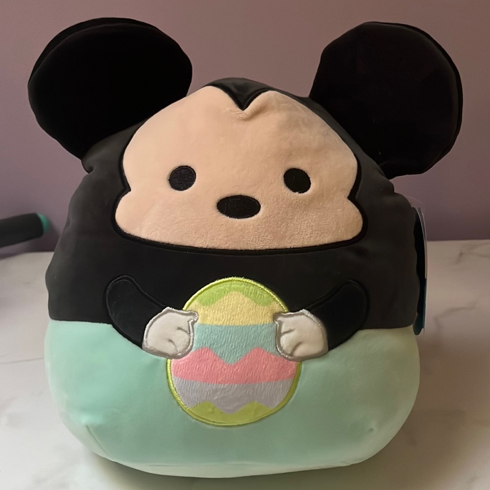 NWT 12” Disney Mickey Mouse Easter collection squishmallow